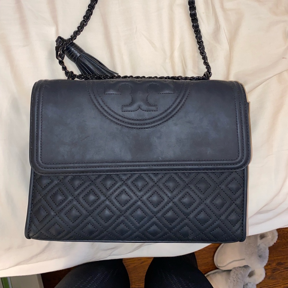 Tory Burch Fleming Matte Convertible Shoulder Bag